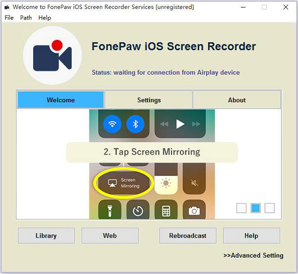 啟動 FonePaw 錄影軟件